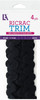 EBL Ric Rac 11/16" 4yd Black