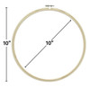 Essentials By Leisure Arts Wood Embroidery Hoop 10" Bamboo