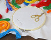 Essentials By Leisure Arts Wood Embroidery Hoop 7" Bamboo
