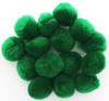 Essentials By Leisure Arts Pom Pom 1.5" Green 15pc