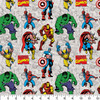 Camelot Cotton Fabrics Marvel Precut Yard Superimposed Characters 4pc