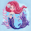 Diamond Art Kit 8"x 8" Beginner Mermaid Purple