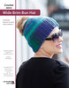 Leisure Arts Messy Bun Hats,Plus! Wide Brim Bun Hat Crochet ePattern