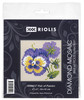 Riolis Diamond Mosaic Kit 4"x 4" Pair of Pansies