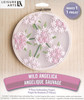 Leisure Arts Kit Embroidery 6" Wild Angelica