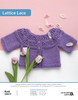 Leisure Arts Adorable Baby Cardigans Lattice Lace Knit ePattern