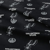 Camelot Cotton Fabrics NBA Precut 2yd San Antonios Spurs Allover