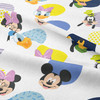 Camelot Cotton Fabrics Disney Precut 2yd Mickey & Friends Hello Memphis