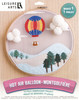 Leisure Arts Kit Embroidery 8" Hot Air Balloon