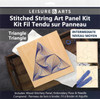 Wood Stitched String Art Kit 9.75x9.75 Triangle