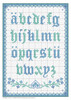 Lindner's Cross Stitch Chart Folklore Alphabet Icy ePattern