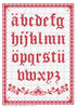 Lindner's Cross Stitch Chart Folklore Alphabet ePattern