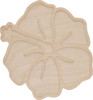 Leisure Arts Welled Wood Surface Hibiscus 10"x 9"