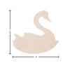 Leisure Arts Wood Shape Rocking Swan 6"x 5 1/2"