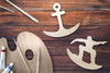 Leisure Arts Wood Shape Rocking Anchor 6"x 5 1/2"