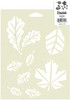 Essentials By Leisure Arts Stencil 7"x 10" Leaves