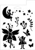 Essentials By Leisure Arts Stencil 7"x 10" Fairies