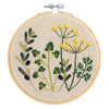 Leisure Arts Kit Embroidery 6" Herbs