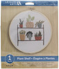 Leisure Arts Kit Embroidery 6" Plant Shelf