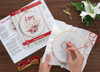 Leisure Arts Embroidery Kit 6" Happy Holidays