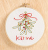 Leisure Arts Embroidery Kit 6" Kiss Me