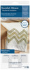 Leisure Arts Dual-Ended Huck Cloth & Aida Cloth Tea Towel Swedish Weave Kit Mountains Green