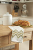 Leisure Arts Dual-Ended Huck Cloth & Aida Cloth Tea Towel Swedish Weave Kit Mountains Green