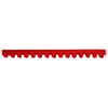 Essentials By Leisure Arts Trim Pom Pom ¼ inch Fringe 38 inch Red 3yd