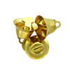 Essentials By Leisure Arts Bell Liberty 16mm Gold 3pc
