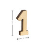 Essentials By Leisure Arts Letters 1 34 inch Birch Number 1