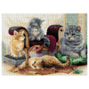 Riolis Cross Stitch Kit Feline Family