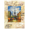 Riolis Cross Stitch Kit With Printed Fabric Cities Of The World