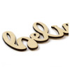 Leisure Arts Wood Words Medium 7.5 inch x 4 inch Believe