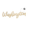 Leisure Arts Wood Words Medium Washington 9.5 inch x 3 inch