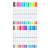 Leisure Arts Dual Ended Markers Brush Chisel 24pc