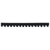 Essentials By Leisure Arts Trim Pom Pom ¼ inch Fringe 38 inch Black 3yd