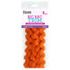 Essentials By Leisure Arts Trim Ric Rac 1116 inch Orange 4yd