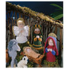 Leisure Arts Crochet Books Away In A Manger Crocheted Nativity Book