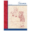 Leisure Arts Happiness And Cheer Redwork Through The Year Embroidery Book