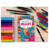 Leisure Arts Color And Go Grateful Heart Coloring Book