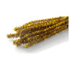 Essentials By Leisure Arts Chenille 12 inch Stem 6mm Tinsel Gold 25pc