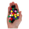 Essentials By Leisure Arts Pom Pom .5 inch Glitter Multi 20pc