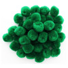 Essentials By Leisure Arts Pom Pom 1 inch Green 40pc