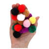 Essentials By Leisure Arts Pom Pom 1 inch Princess Assorted 40pc
