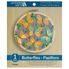 Leisure Arts Embroidery Kit 6 inch Organza Butterflies