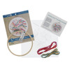 Leisure Arts Embroidery Kit 6 inch Swirling Leaves