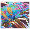 Diamond Art Kit Intermediate 12 inch x 12 inch Chameleon