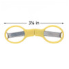 EBL Folding Scissors Yellow 144pc