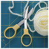 EBL Folding Scissors Yellow 144pc