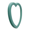 EBL Craft Frames 4.5 inch Heart WoodGrain Sage Green 36pc